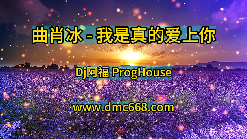 曲肖冰 – 我是真的爱上你(Dj阿福 ProgHouse Mix国语女)-DMC视频舞曲