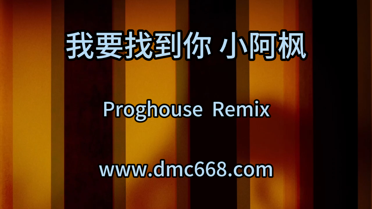 我要找到你-DMC视频舞曲