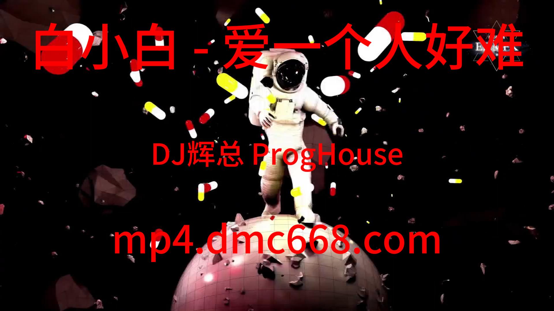 白小白 – 爱一个人好难（DJ辉总ReMix ProgHouse)-DMC视频舞曲