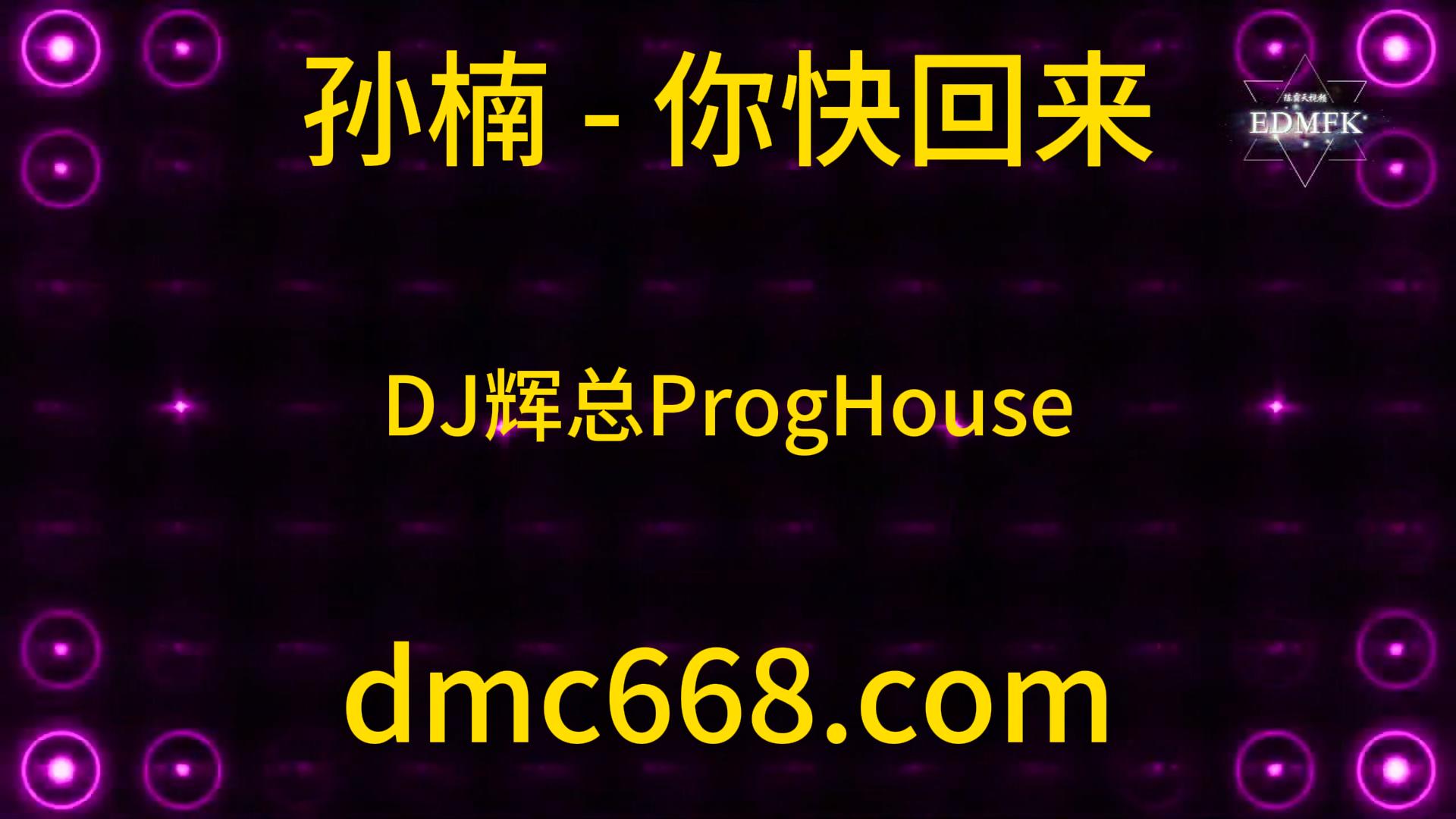 孙楠 – 你快回来（DJ辉总 ProgHouse Remix)-DMC视频舞曲