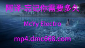 阿译 - 忘记你需要多久(McYy Electro Mix V3 男)-DMC视频舞曲