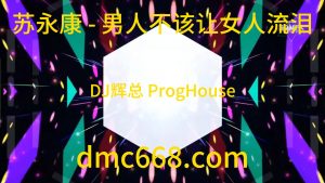苏永康 - 男人不该让女人流泪（DJ辉总 ProgHouse Remix)-DMC视频舞曲